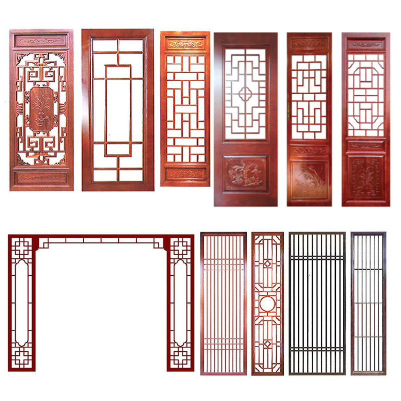 東陽(yáng)木雕仿古門(mén)窗 屏風(fēng)隔斷